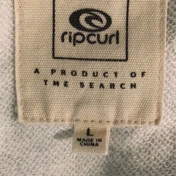 Rip Curl L Hawaiian crop hoodie drawstring bottom hibiscus print pastel - Picture 4 of 5